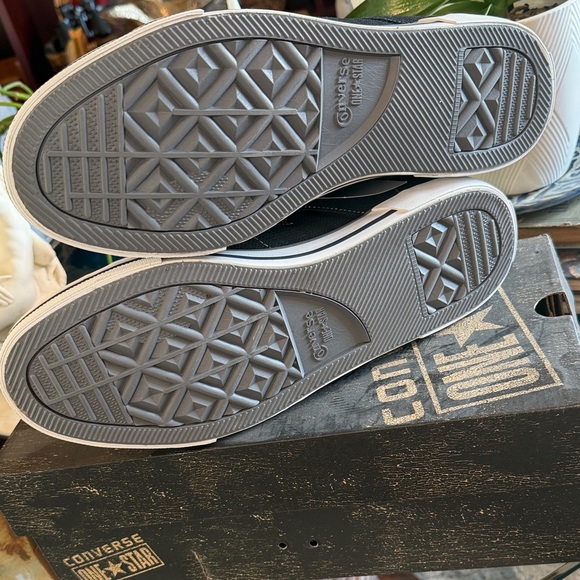 Converse one Star sport Skate VI Sneakers rare 2007 new black and gray leather - Picture 12 of 17